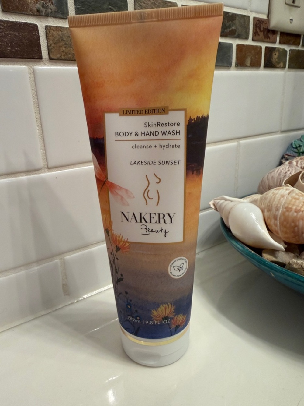 Nakery Beauty Lakeside Sunset Body & Hand Wash - Orange